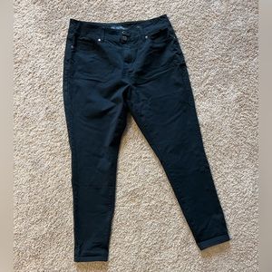 City Chic - Harley Skinny Black Denim. Size 18M